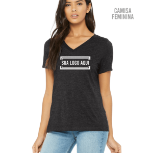 Camisa Feminina V M.Curta 6405 CVC