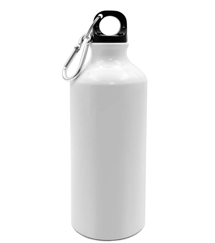 Garrafa de Água Esportiva Branca Personalizadas