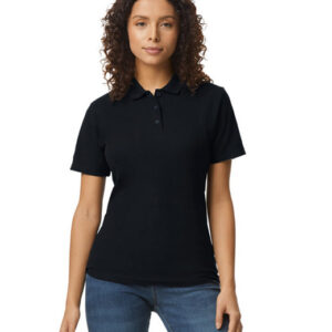 Polo Pique Feminina C/ Botão M.Curta Gildan 64800L