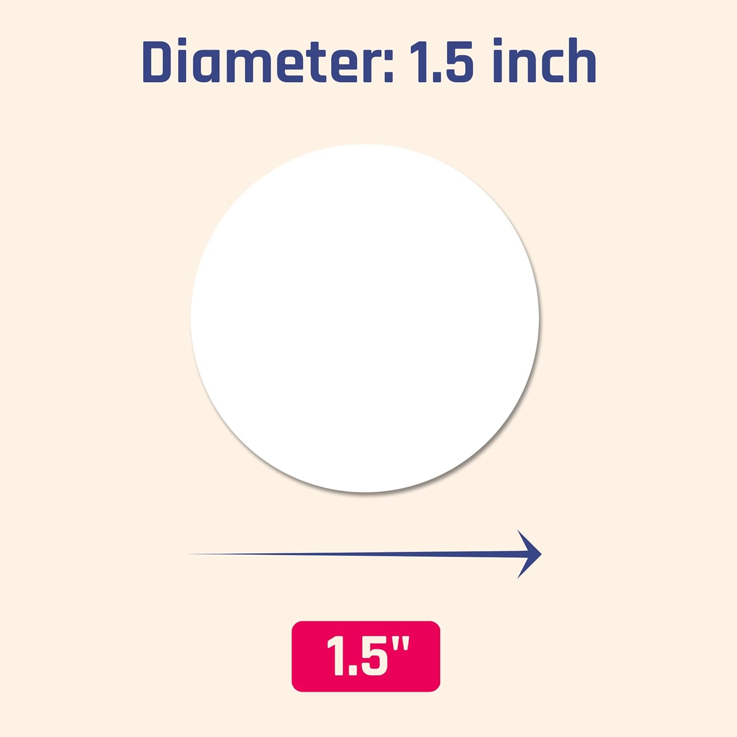 Adesivo Personalizado 1.5'' Polegadas - Imagem 2